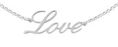 Hopeinen kaulakoru, LOVE