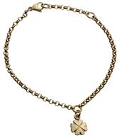 Kalevala Koru Onnen apila rannekoru 14k