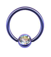 L�vistyskoru rengas 10mm 1,6mm violetti