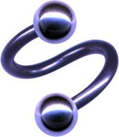 L�vistyskoru spiraali 10mm 1,6mm pallo