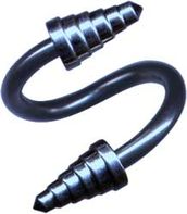 L�vistyskoru spiraali 10mm 1,6mm kartio
