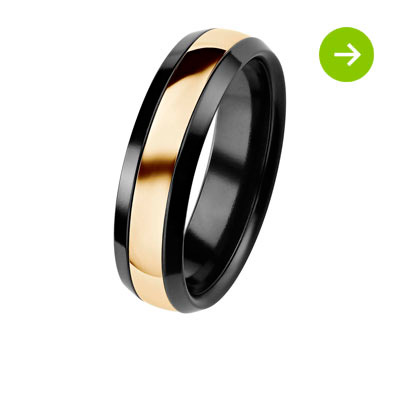 Titaani, Zirkonium ja tungsten kihlasormukset