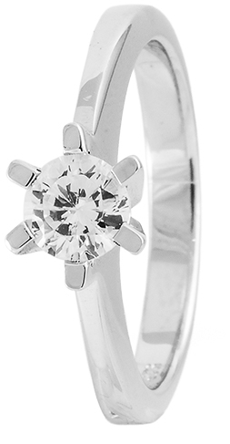 Donna hopeinen zirkonsormus - Super outlet - hopeasormukset - CR10471-160 - 1