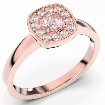 Festive Alicia timanttisormus morganiitilla 14-503-033M-PK - Timanttisormukset Festive - 14-503-033M-PK-140 - 1