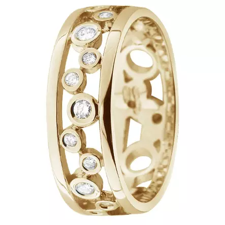 Festive Circular timanttisormus 14-478-014 - Timanttisormukset Festive - 14-478-014-140 - 2