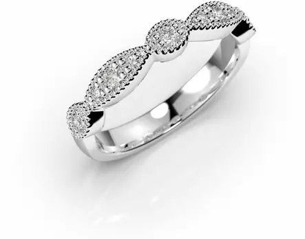 Festive Edith valkokultainen timanttisormus 531-019-VK - Timanttisormukset Festive - 14-531-019-VK-150 - 1