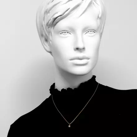 Helmi-riipus 5 mm makeanveden helmi kultaa - Kultaiset riipukset - K10160 - 2