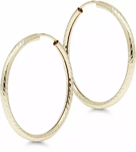 RI-600 Hoop korvarengas 23mm - Kultaiset korvakorut - RI-600 - 1