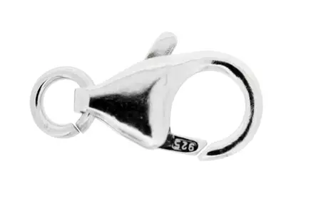 Hopeinen papukaijalukko - Korujen varaosat - 132630 - 1