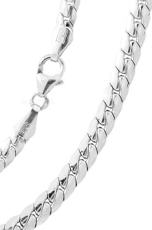 Kaulaketju panssari, hopea - Hopeiset kaulakorut - 20614-50 - 1