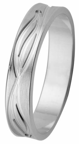 Kihlasormus Kohinoor valkokulta - OUTLET Kihlasormukset - 003-222V-150 - 1