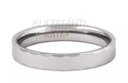 Kihlasormus - Tungsten 4mm - Sormukset tungsten ja zirkonium - TUR-097-160 - 1