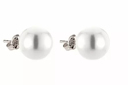 Hopeiset helmikorvakorut C10350 - Hopeiset korvakorut - C10350 - 1