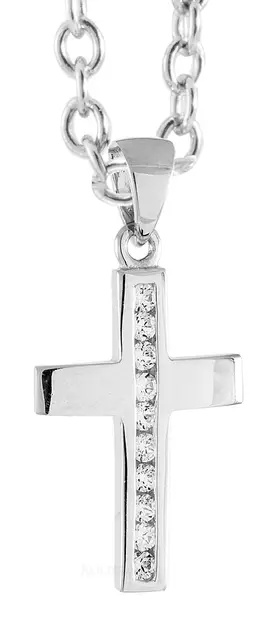 Hopeinen rippiristi C10070.jpg - Rippiristi hopea - C10070 - 1