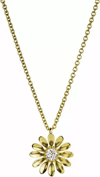 Lempikoru Kukkanen keltakullattu riipus kirkkaalla zirkonilla (cz)5207=
401450 - Hopeiset kaulakorut - 5207401450 - 1