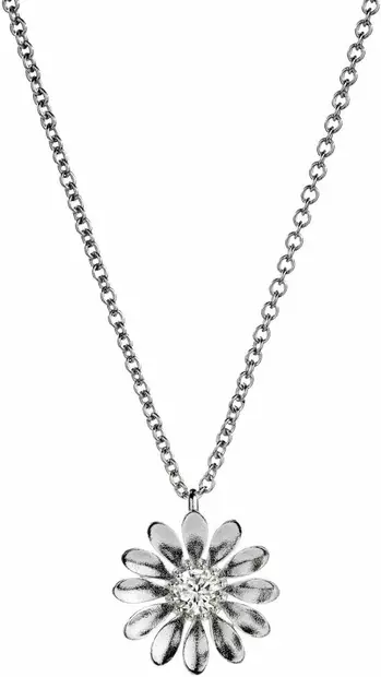 Lempikoru Kukkanen riipus kirkkaalla zirkonilla (cz) 3207401450 - Hopeiset kaulakorut - 3207401450 - 1