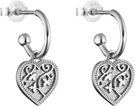 Lumoava Hento korvakorut koukkukiinnityksell=C3=A4 L54191000000 - Hopeiset korvakorut - L54191000000 - 1