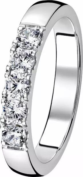 Mallisormus Kohinoor Estelle 116V-50B3 - Hopeiset sormukset - H-116V-50B3-170 - 1