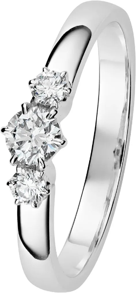 Mallisormus Kohinoor Leonora 248V-31 - Hopeiset sormukset - H-248V-31-170 - 1