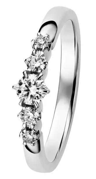 Mallisormus Kohinoor Leonora 248V-33 - Hopeiset sormukset - H-248V-33-170 - 1