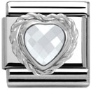 Nomination pala - Kirkas, CZ, hopea - 330603 010 - Ystävänpäivä - 330603-010 - 1