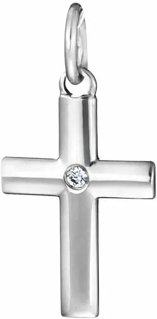 Risti riipus timantilla vk SA805100000 - Rippiristi kulta - SA801730000 - 1