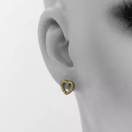 Sydän korvakorut SO543606700 - Hopeiset korvakorut - SO543606700 - 2