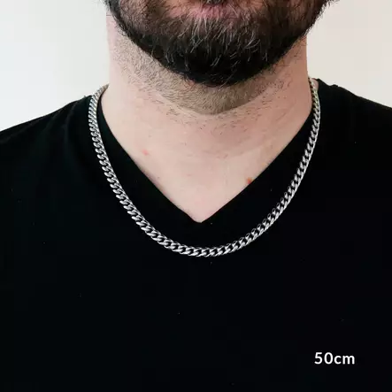 DENIM teräsketju 10mm 50cm - Teräksiset kaulakorut - SK8405-10-50 - 2