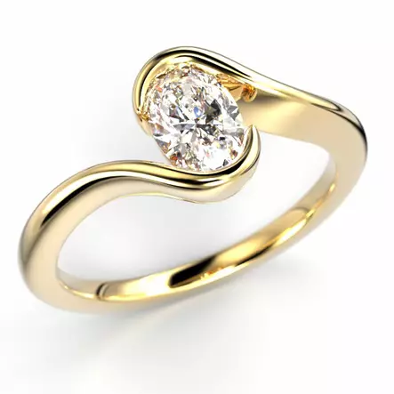 Festive Aurea timanttisormus 14-734-050-KK - Timanttisormukset Festive - 14-734-050L-KK-150 - 1