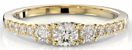 FESTIVE AURORA 505-033 TIMANTTISORMUS - Timanttisormukset Festive - 14-505-033-140 - 2