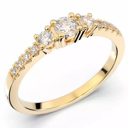 Festive Aurora timanttisormus 14-505-033 - Timanttisormukset Festive - 14-505-033-140 - 1