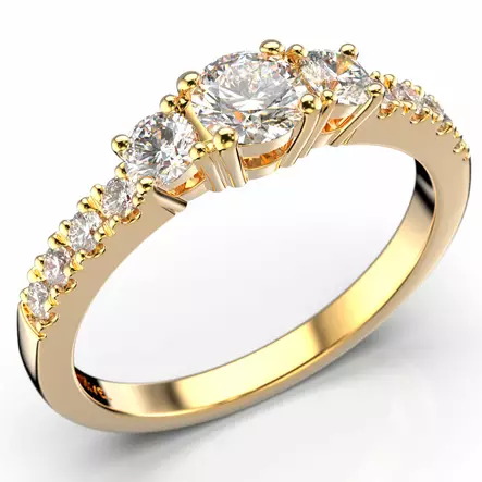 Festive Aurora timanttisormus 14-506-066 - Timanttisormukset Festive - 14-506-066-140 - 1