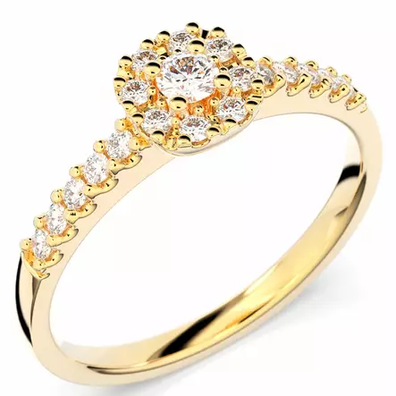 Festive Jasmin timanttisormus - Timanttisormukset Festive - 14-561-025-140 - 1