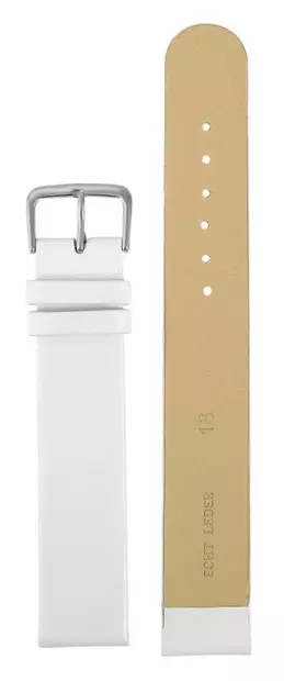 KELLONRANNEKE nahka valkoinen 14mm - Kellojen rannekkeet - SH244-140 - 2