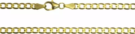 Kultainen panssariketju 3mm 9K37085 - Kultaiset kaulakorut - 9K37085-50 - 1