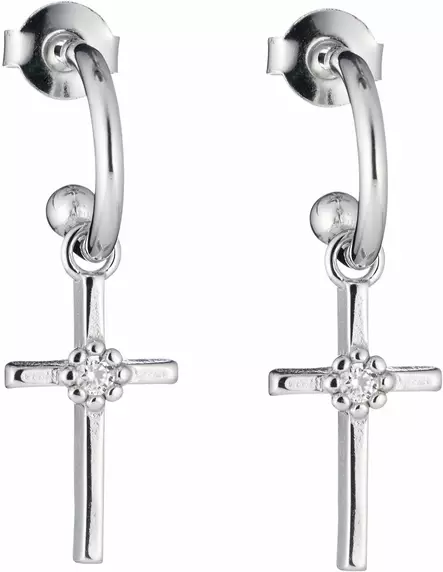 Lumoava Daisy risti korvakorut, kirkas - Daisy - L54268130000 - 1