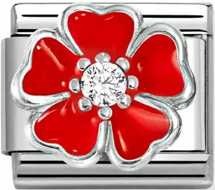 Nomination pala Red flower white - Nomination - 330321-20 - 1