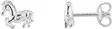 Hevonen Korvakoru 10x9mm 30-10613-000-99 - Hopeiset korvakorut - CKK150 - 1
