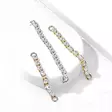 Nenäkoru connector ketju zirkoneilla H01S - Nenäkorut - H01S-30 - 3