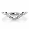 Festive Aurea Side timanttisormus 0,15ct valkokulta - Timanttisormukset Festive - 14-746-015L-VK-150 - 2