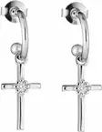 Lumoava Daisy risti korvakorut, kirkas - Daisy - L54268130000 - 1