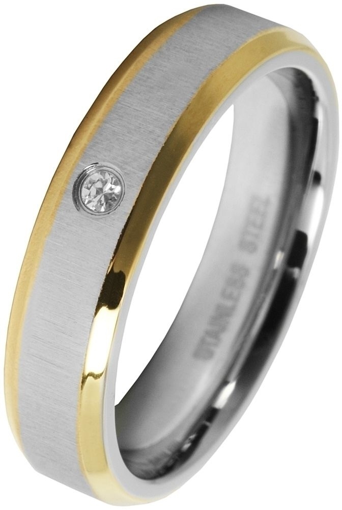 Scala ter=C3=A4ssormus zirkonialla 06-23 - Kihlasormukset - 06-23-160 - 1