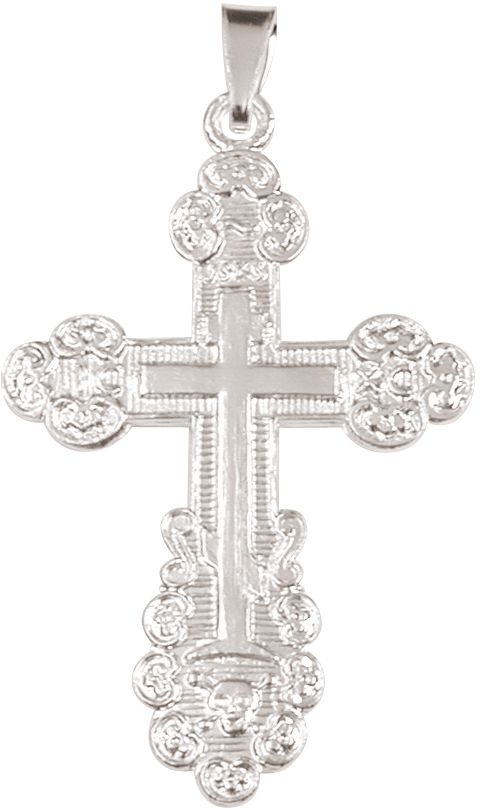 Valkokultainen ristiriipus 816000000 - Rippiristi kulta - 816000000 - 1