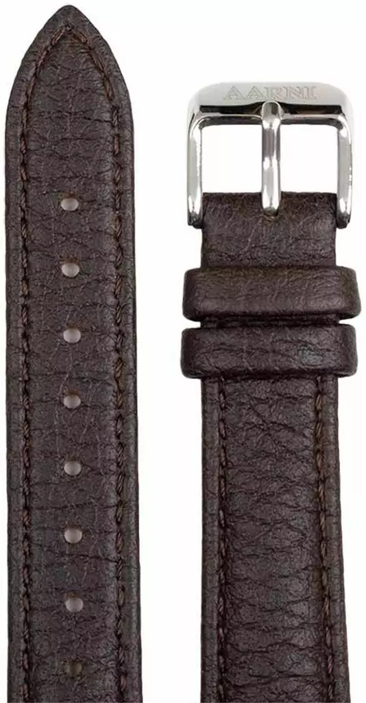 Aarni ranneke, tumman ruskea 16mm - Aarni miesten rannekellot - 12010 - 1