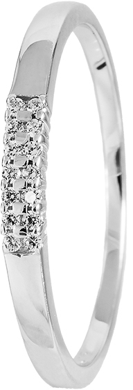 hopeasormus zirkonilla - Hopeiset sormukset - CR10998-160 - 1