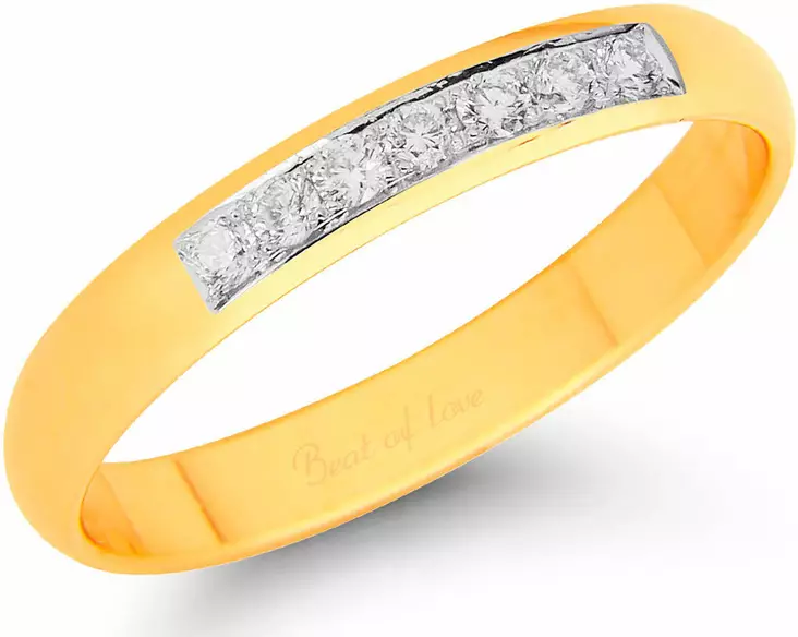 Beat of Love timanttisormus RO-012-KPP-3-7x0,01 - Timanttisormukset Beat of love - R12-KP3-7x1-160 - 1