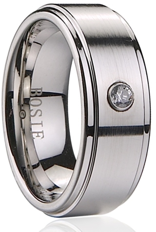 Bosie sormus titaani/tungsten 7mm - Super outlet - muut sormukset - SLWTU7022-50 - 1