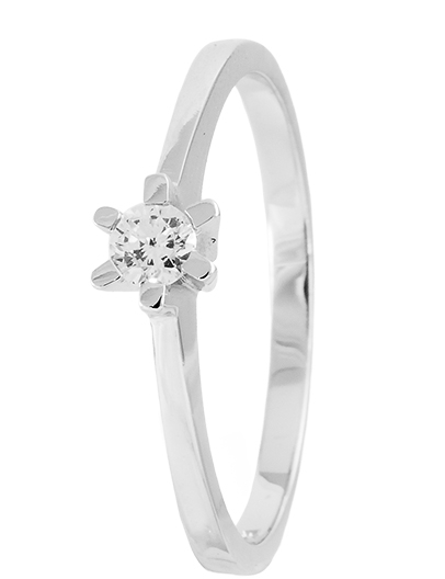 Desiree hopeinen zirkoniasormus - Hopeiset sormukset - CR10468-160 - 1