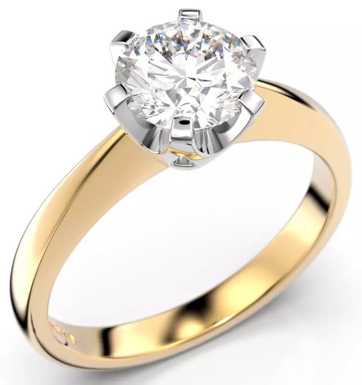 Festive Classic timanttisormus 204-100 - Timanttisormukset Festive - 14-204-100-140 - 1