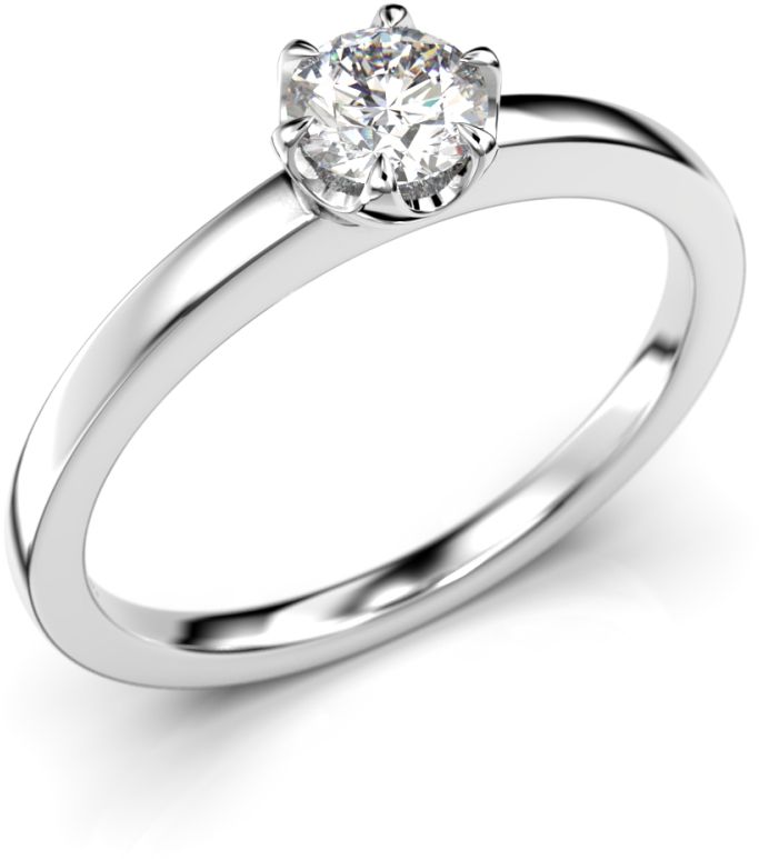 Festive Adele timanttisormus, valkokulta 651-030-vk - Timanttisormukset Festive - 14-651-030-VK-140 - 1